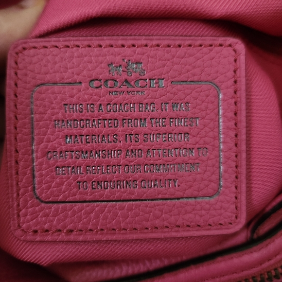 Coach Edie 31 Pink with Floral Rivets - Picture 2 of 10